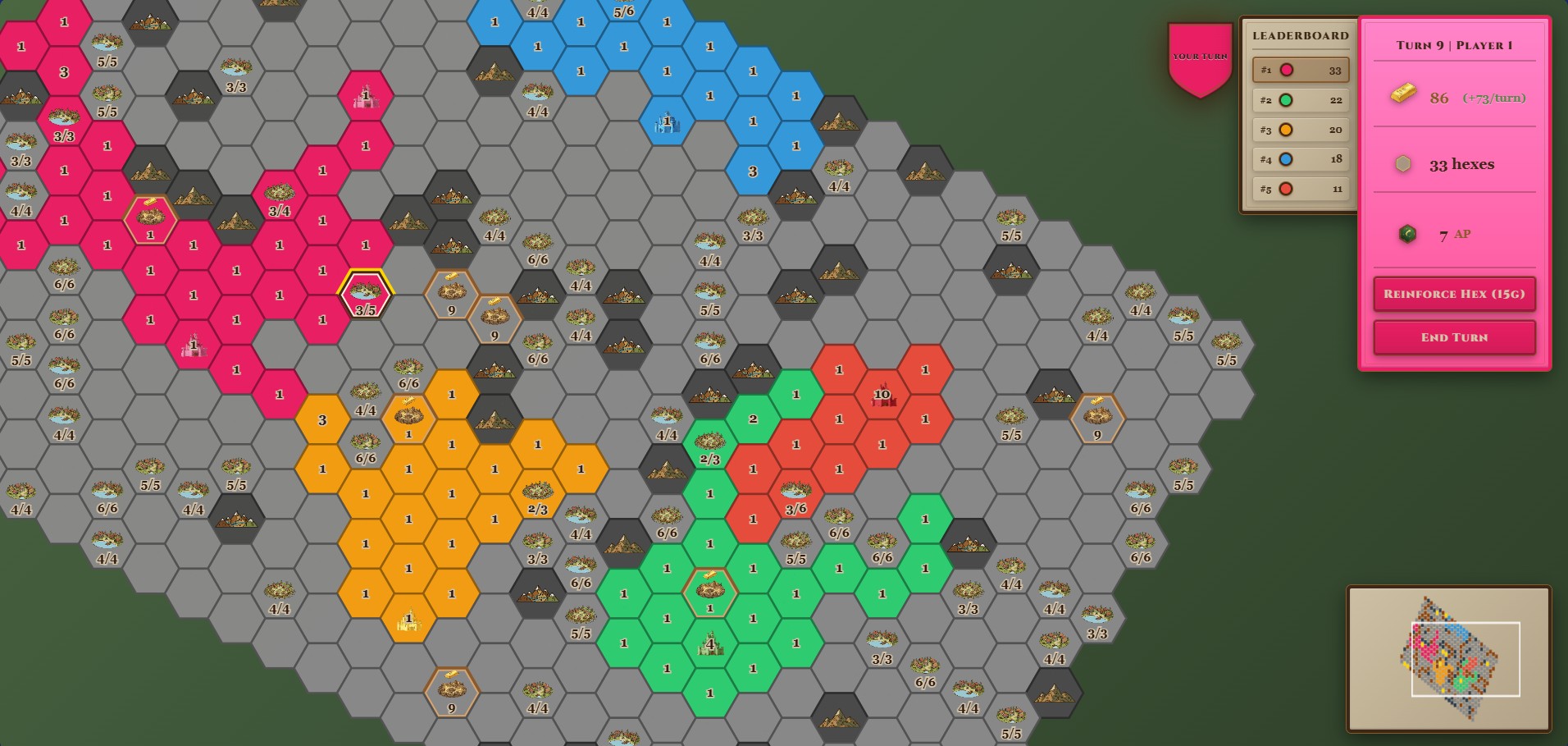100 Hexes Screenshot 3